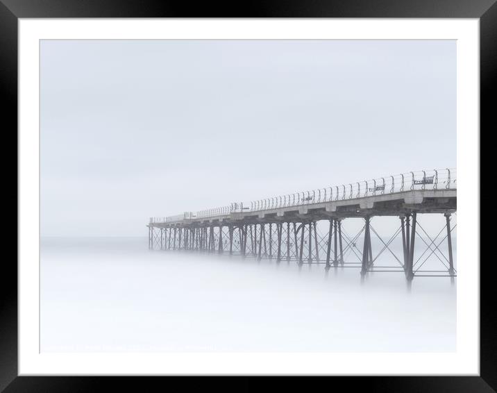 Pier into the Clouds Framed Mounted Print by Peter Richard