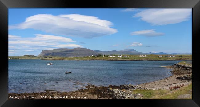 Lenticular Cloud, Bunessan, Isle of Mull, Scotland Framed Print by Imladris 