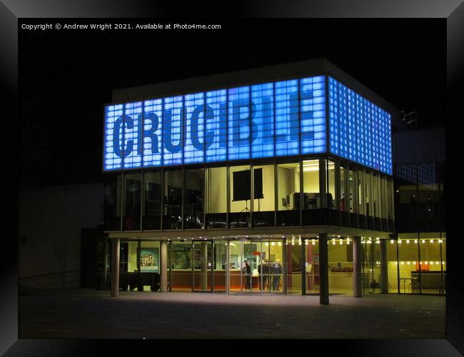 The Crucible Theatre, Sheffield Framed Print by Andrew Wright