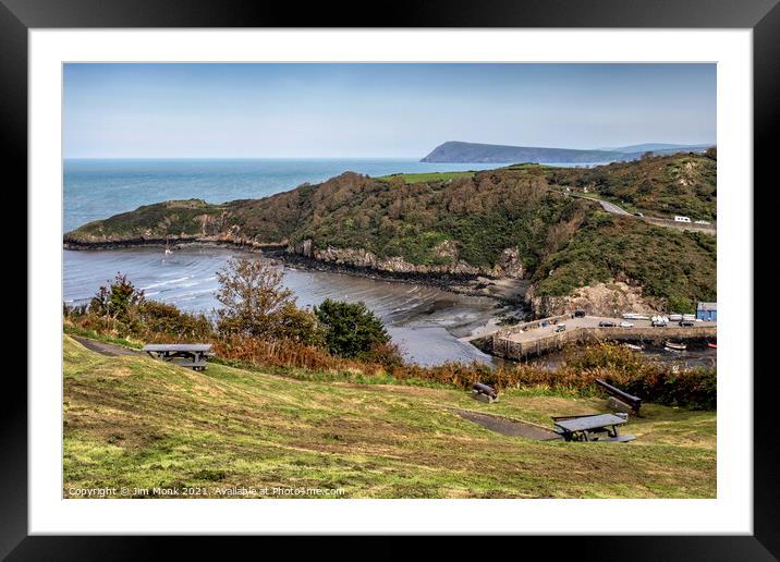 Fishguard, Pembrokeshire Framed Mounted Print by Jim Monk
