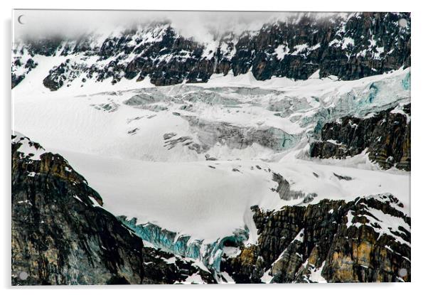 Canadian Glacier, Canada Acrylic by Mark Llewellyn