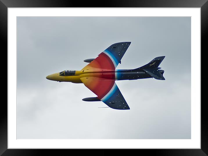 Hawker hunter Framed Mounted Print by Sam Smith