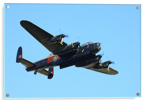 Lancaster PA474 Bomb Doors open Acrylic by Oxon Images
