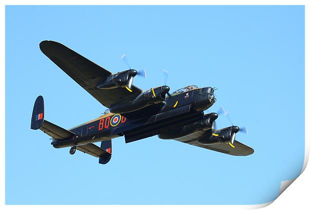 Lancaster PA474 Bomb Doors open Print by Oxon Images