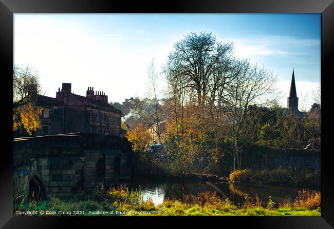 Autumn in Bakewell Framed Print by Colin Chipp