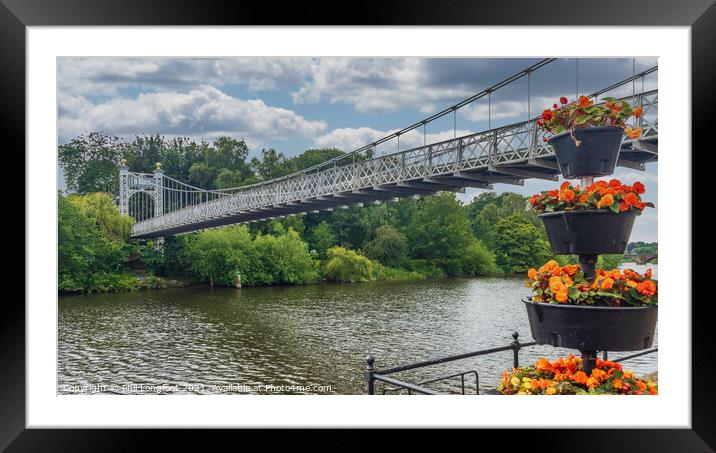 River Dee Chester  Framed Mounted Print by Phil Longfoot
