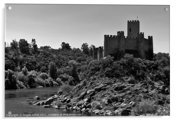 Knights Templar Castle of Almourol Acrylic by Angelo DeVal