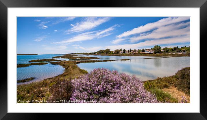 Pedras d'El Rei Santa Luzia Algarve Portugal Framed Mounted Print by Wight Landscapes