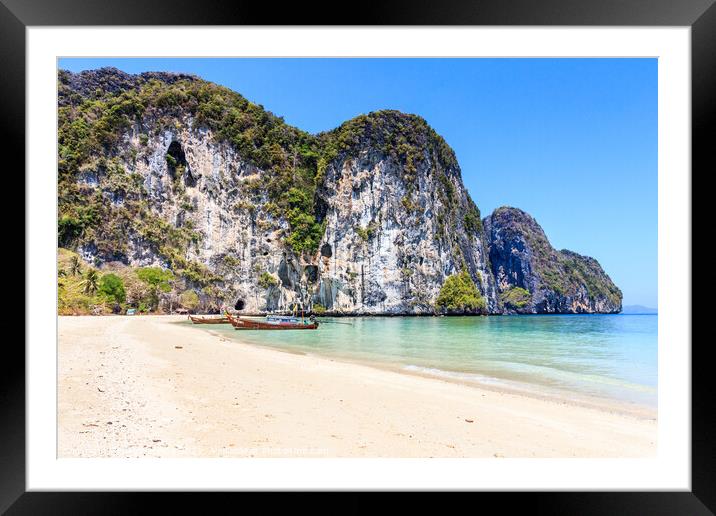 Koh Lao Liang, Thailand Framed Mounted Print by Kevin Hellon