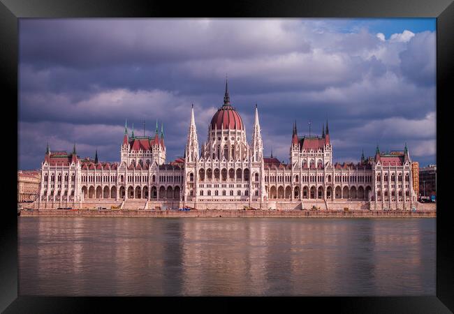 Hungarian Parliament Building Framed Print by Jason Wells