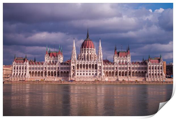 Hungarian Parliament Building Print by Jason Wells