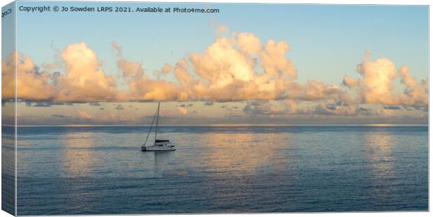 Early morning tranquility, Barbados Canvas Print by Jo Sowden