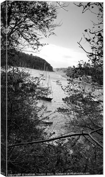 Monochrome Noss Mayo Canvas Print by Hannah Youens