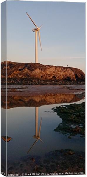 Windmill Abstract  Canvas Print by Mark Ritson