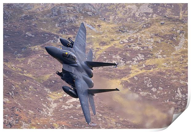F15 E banking left Print by Rory Trappe