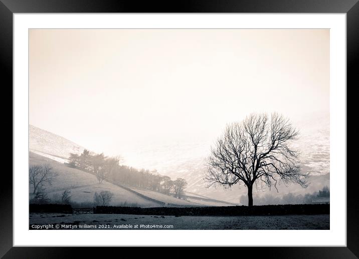 Peak District Landscape Framed Mounted Print by Martyn Williams