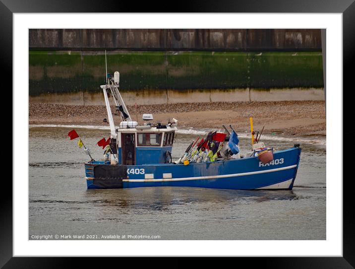 Another Day, Another Catch. Framed Mounted Print by Mark Ward
