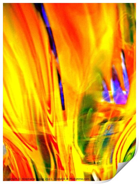 Abstract 10311 Print by Stephanie Moore