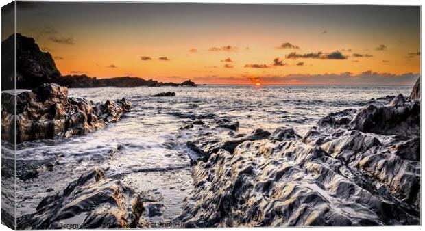 The Majestic Sunset in Ilfracombe Canvas Print by Jeremy Sage