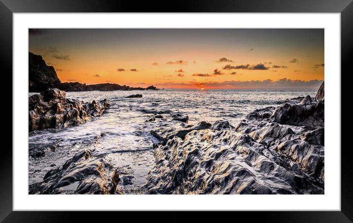 The Majestic Sunset in Ilfracombe Framed Mounted Print by Jeremy Sage