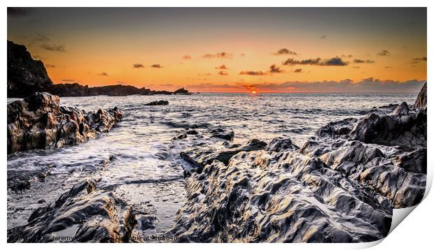 The Majestic Sunset in Ilfracombe Print by Jeremy Sage