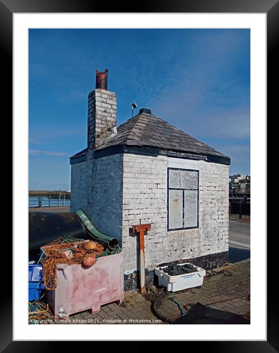Fisherman's Hut . Framed Mounted Print by Mark Ritson