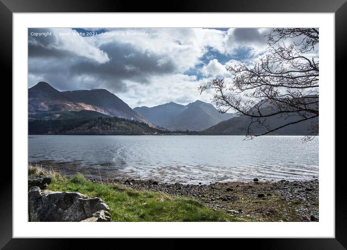 Loch Leven in the Scottish highlands Framed Mounted Print by Kevin White