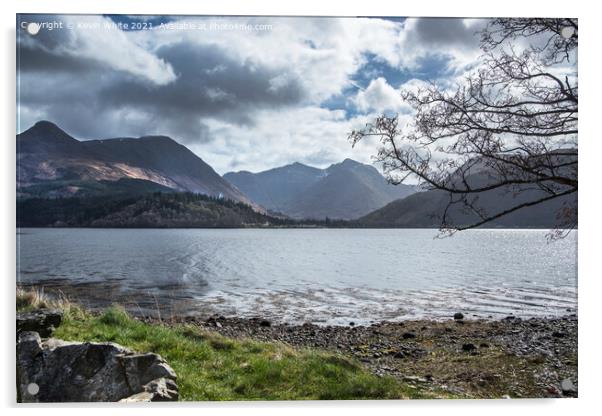 Loch Leven in the Scottish highlands Acrylic by Kevin White