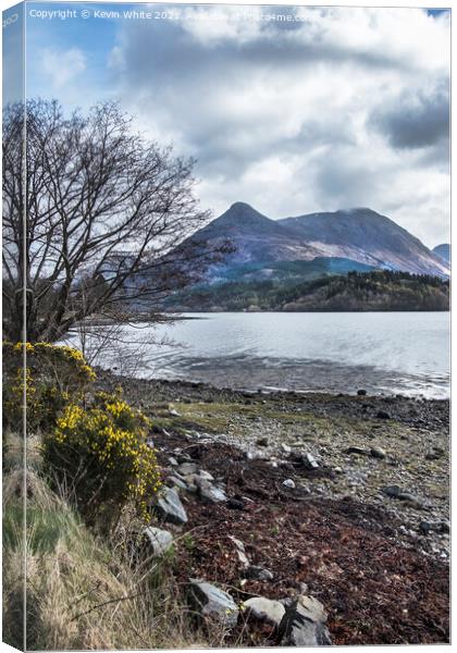 Scottish Loch Leven Canvas Print by Kevin White