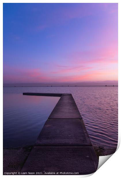 West Kirby Sunset Bliss Print by Liam Neon