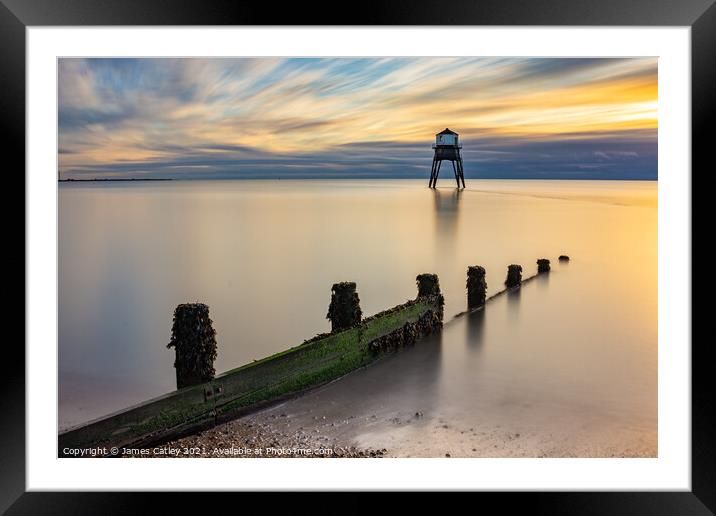 Sunrise at Dovercourt Framed Mounted Print by James Catley
