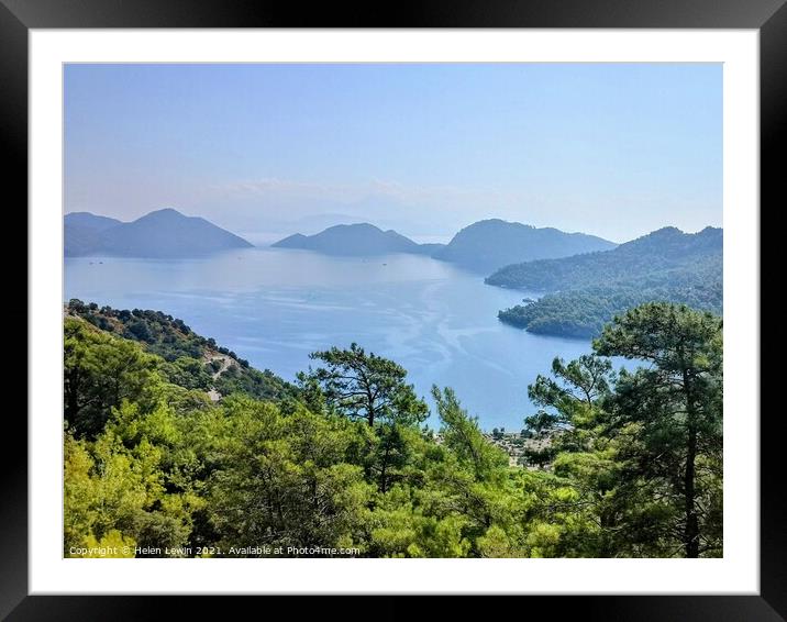 Outdoor mountain Framed Mounted Print by Pelin Bay