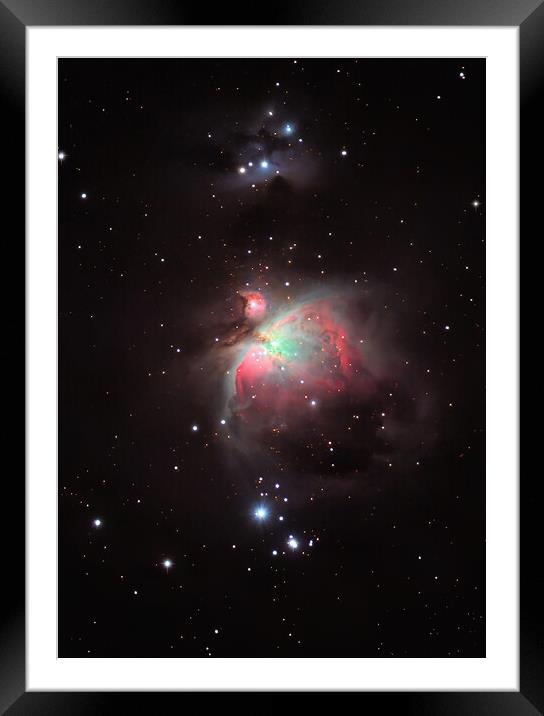 The Orion Nebula Framed Mounted Print by paul lewis