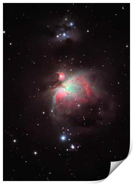 The Orion Nebula Print by paul lewis