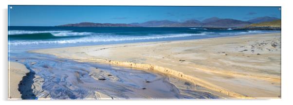 Sgarasta Mhòr Beach Isle of Harris Acrylic by Phil Durkin DPAGB BPE4
