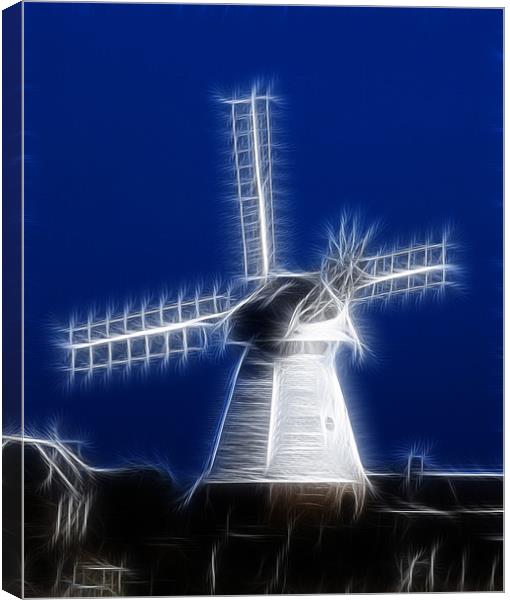 Windmill Fractals Canvas Print by David French