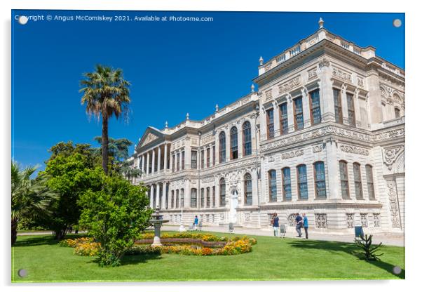 Dolmabahce Palace, Istanbul Acrylic by Angus McComiskey