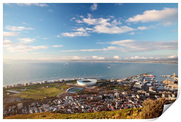 Cape Town Stadium, Cape Town, South Africa Print by Neil Overy