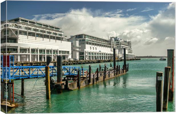 Auckland Waterfront, New Zealand Canvas Print by Mark Llewellyn