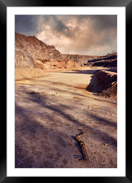 Desolation Framed Mounted Print by Richard Downs