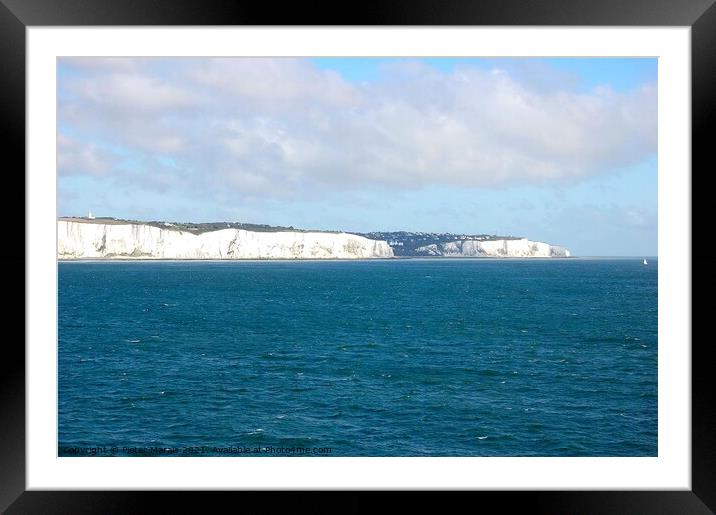 White Cliffs of Dover, UK Framed Mounted Print by Pieter Marais