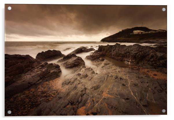 Stormy Bracelet Bay Acrylic by Leighton Collins