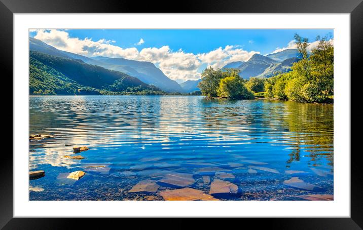 Snowdonia Framed Mounted Print by Kevin Elias