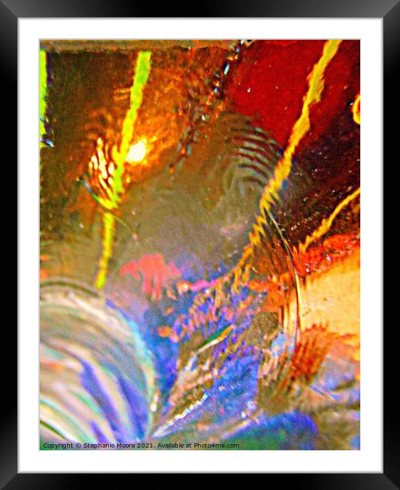 Abstract 10319 Framed Mounted Print by Stephanie Moore
