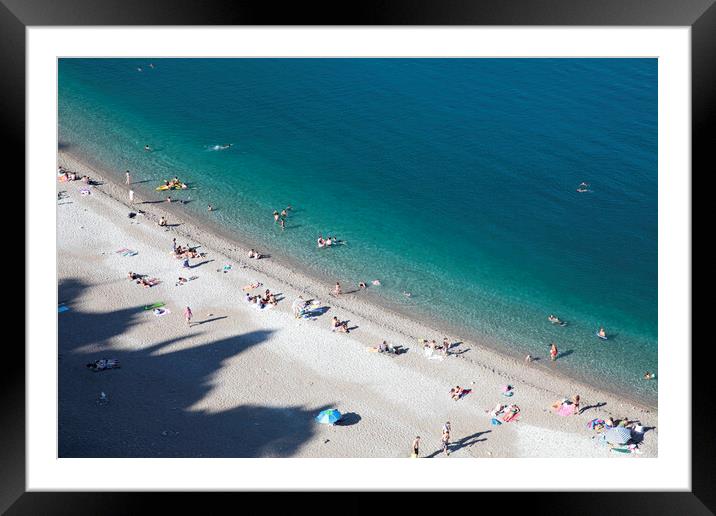 Cirali Beach, nr Antalya, Turkey Framed Mounted Print by Neil Overy