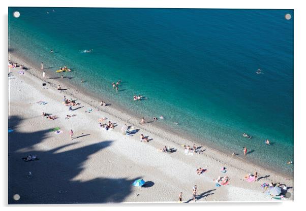 Cirali Beach, nr Antalya, Turkey Acrylic by Neil Overy