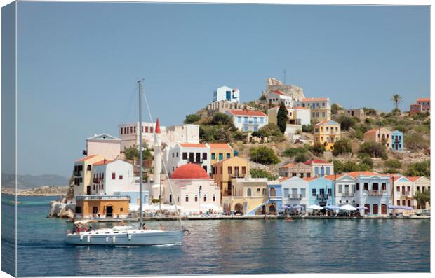 Kastellorizo Afternoon Canvas Print by Neil Overy