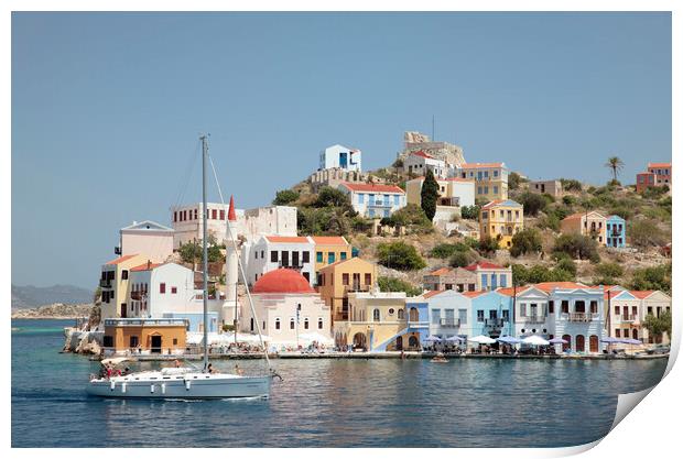 Kastellorizo Afternoon Print by Neil Overy