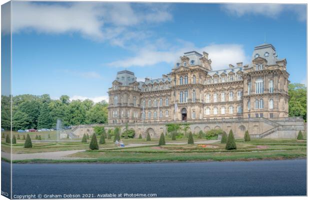 Bowes Museum Canvas Print by Graham Dobson