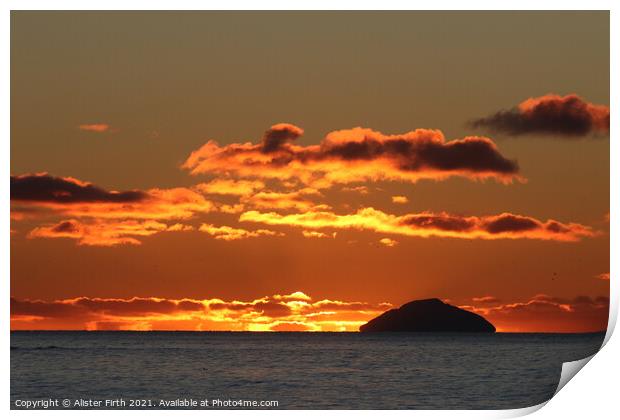 Golden Sunset Print by Alister Firth Photography
